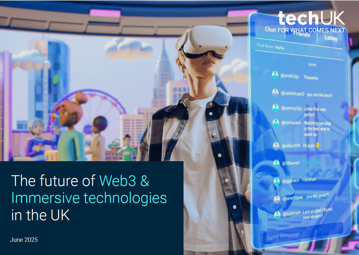 techUK's Web3 & Immersive paper is now live!