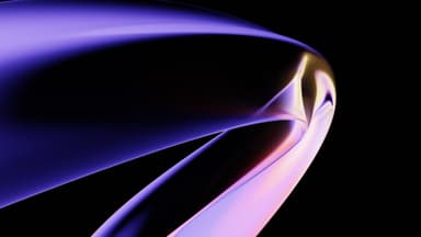 Tip of abstract purple ring