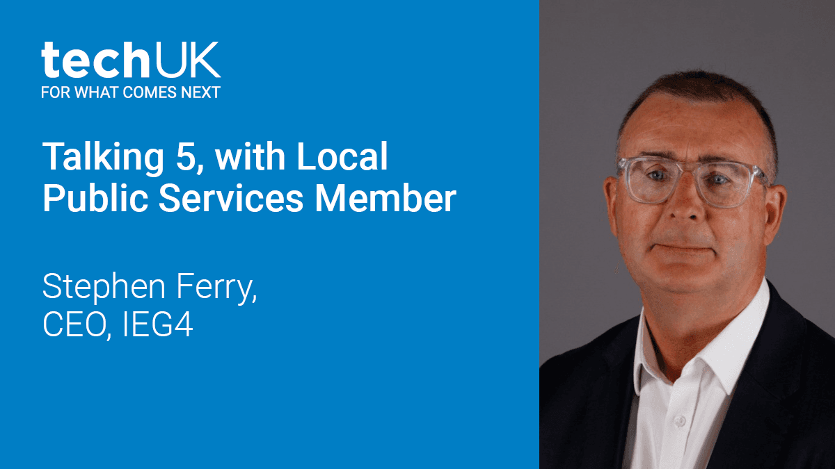 Talking 5 with Local Public Services Member IEG4