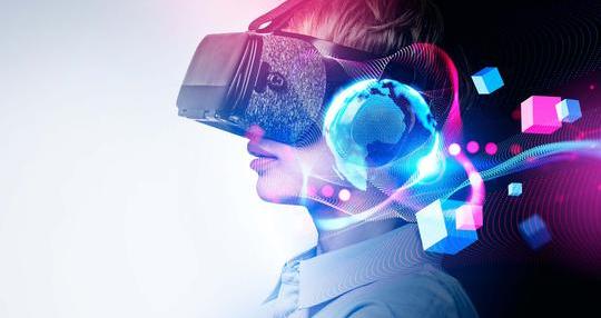 Office woman in vr glasses, metaverse hologram and cyberspace AdobeStock_480688311_reversed edited.jpg