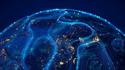 Globe Abstract Waves Trade Stock Image.jpg